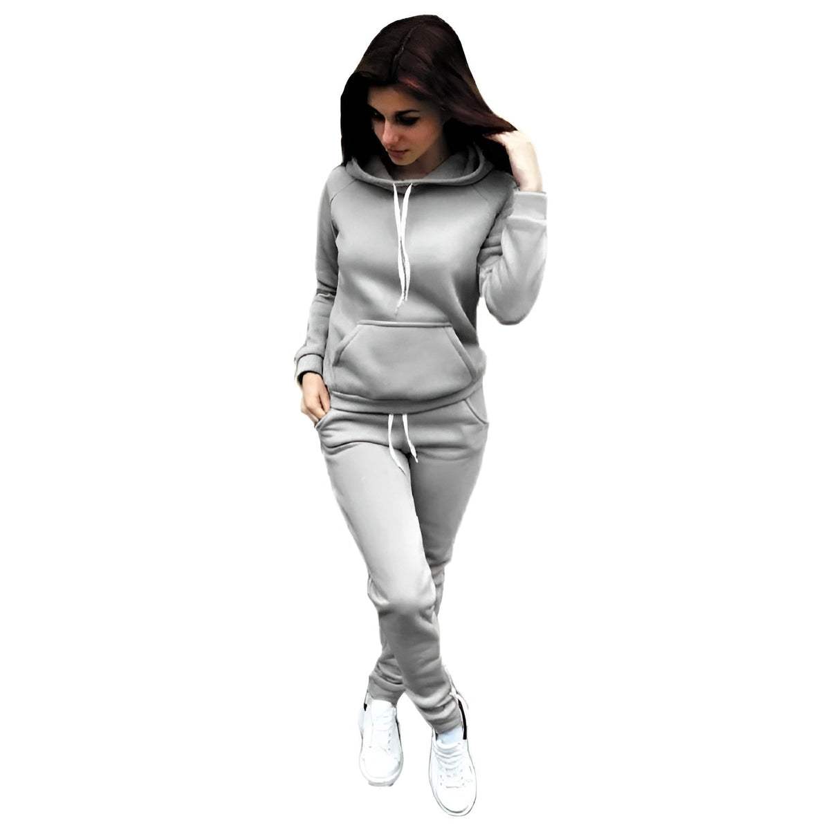 Street-wave Women Tracksuit Hoodie and Joggers for Everyday Comfort and Sporty Style