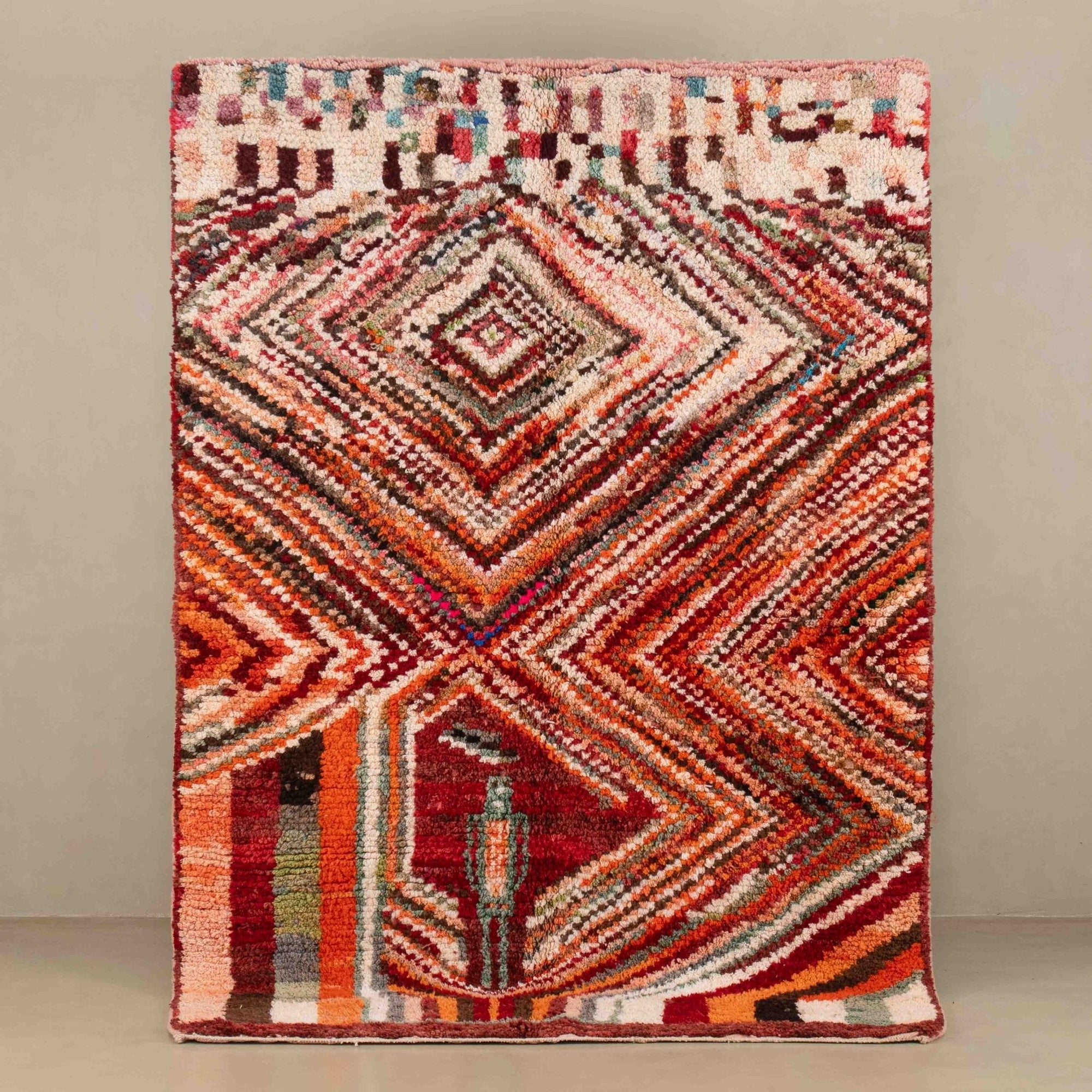 Rafiaa - vintage boujad rug - Street-Wave