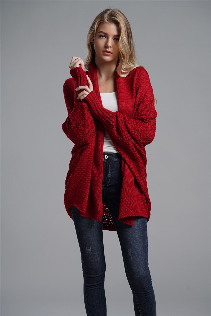 Street-wave Olivia Cozy Knit Cardigan For Women Elegant Comfort Outerwear With Soft Knit Texture