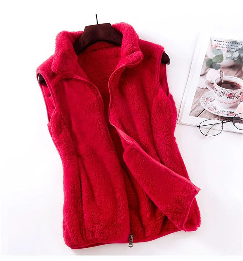 Street-wave Bodywarmer Warmth for Cold Months With High Collar and Zipper for Outdoor Winter Wear