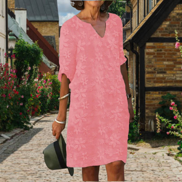 Street Wave Hazel Womens Floral Midi Dress Casual Effortless Everyday Style
