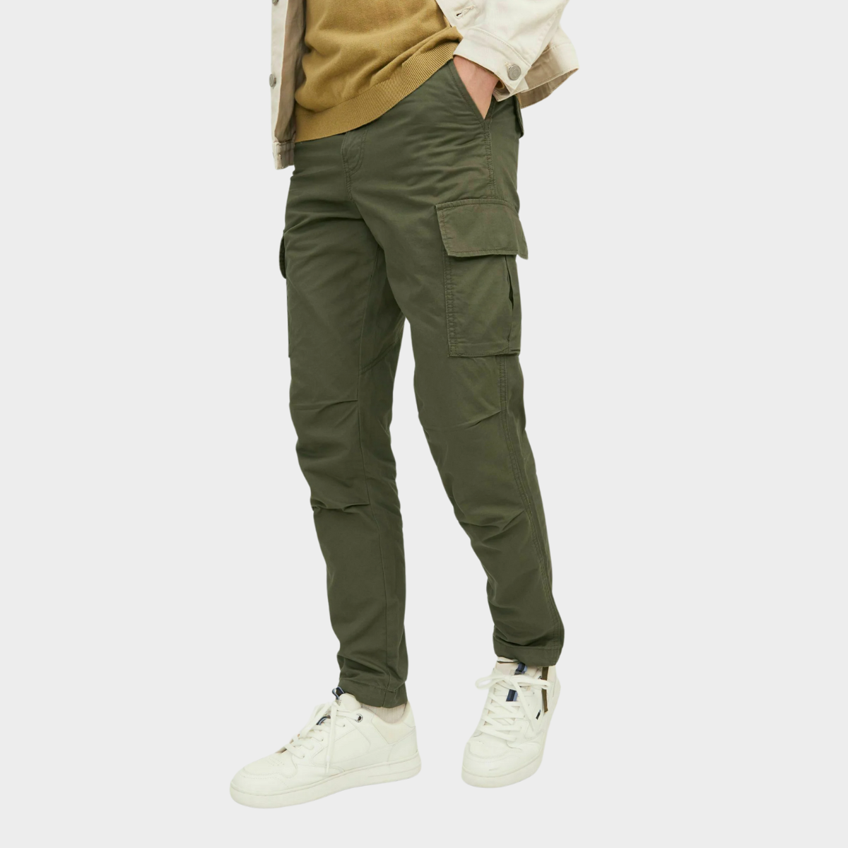Street Wave Durable Cargo Pants For Men With Rugged Comfort And Multi Pocket Utility