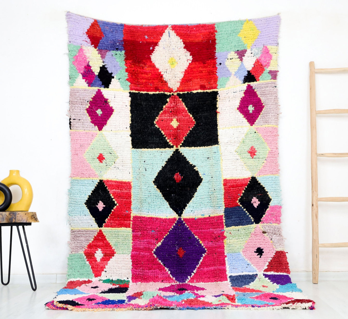 Bahya Moroccan Rug 4'6" x 8'3" - Street-Wave