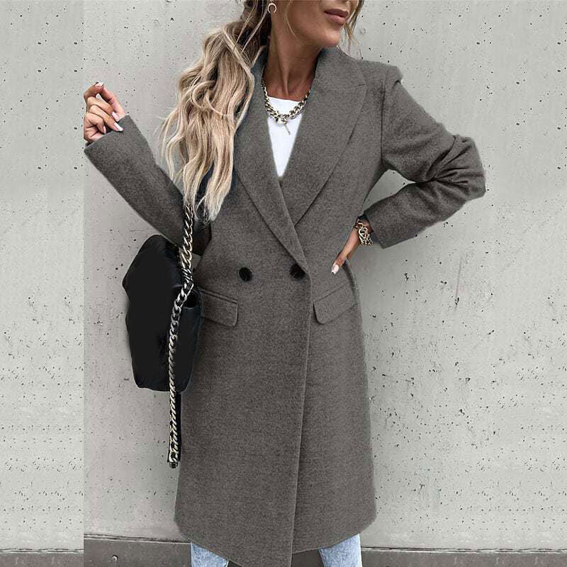 Street-wave Women Camel Wool Coat Timeless Chic Cozy Yet Polished Outerwear For Everyday Elegance
