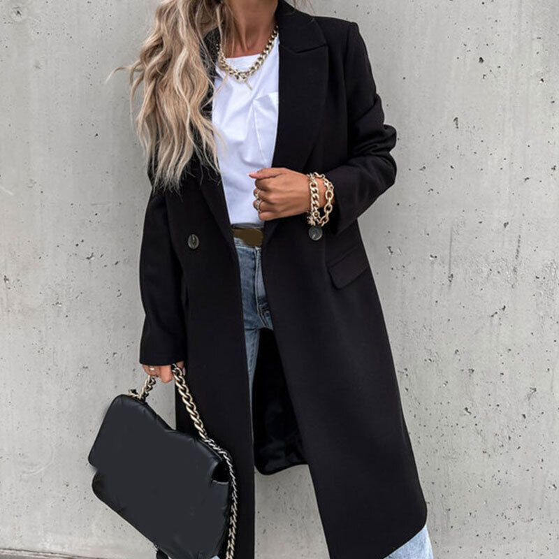 Street-wave Women Camel Wool Coat Timeless Chic Cozy Yet Polished Outerwear For Everyday Elegance