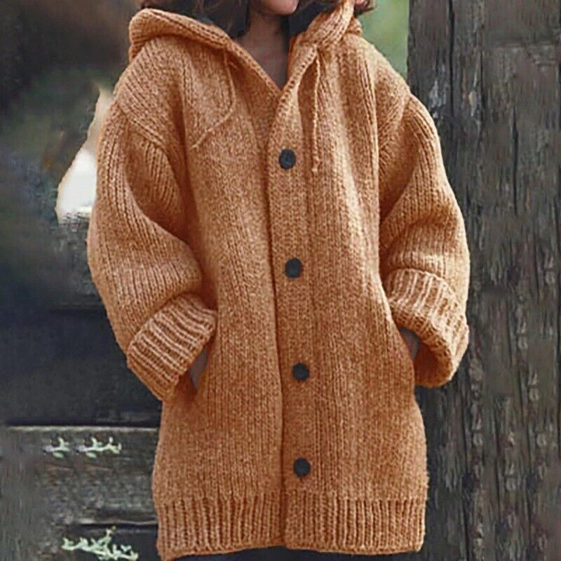 Street-wave Oversized Cardigan for Cozy Comfort and Warm Style for Fashionable Women