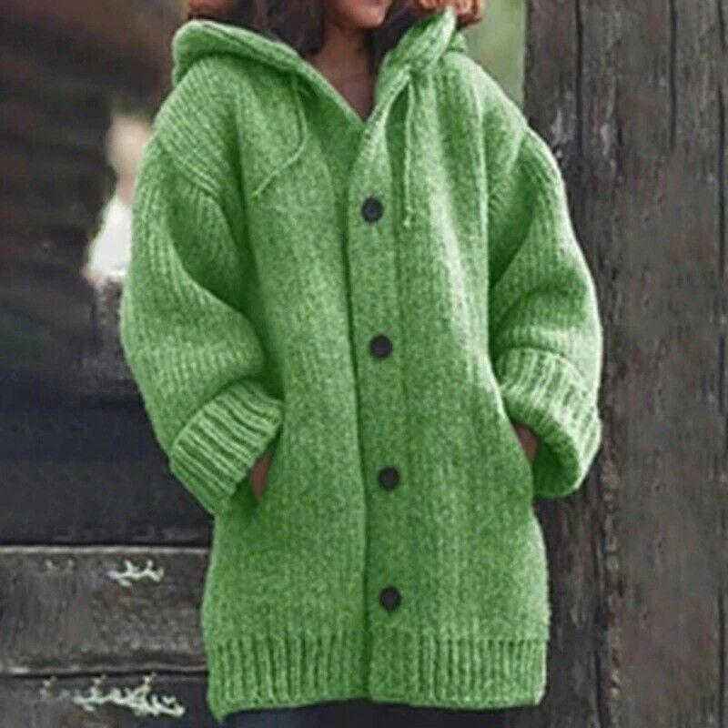 Street-wave Oversized Cardigan for Cozy Comfort and Warm Style for Fashionable Women