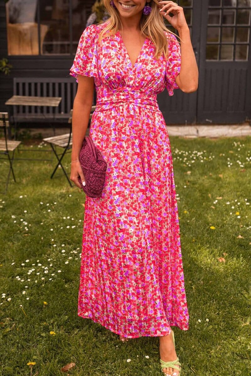 Street Wave Maya Floral Maxi Dress For Women Effortless Fit