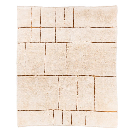 Sandstone Gride - Luxury Shag Moroccan Rug - Street-Wave