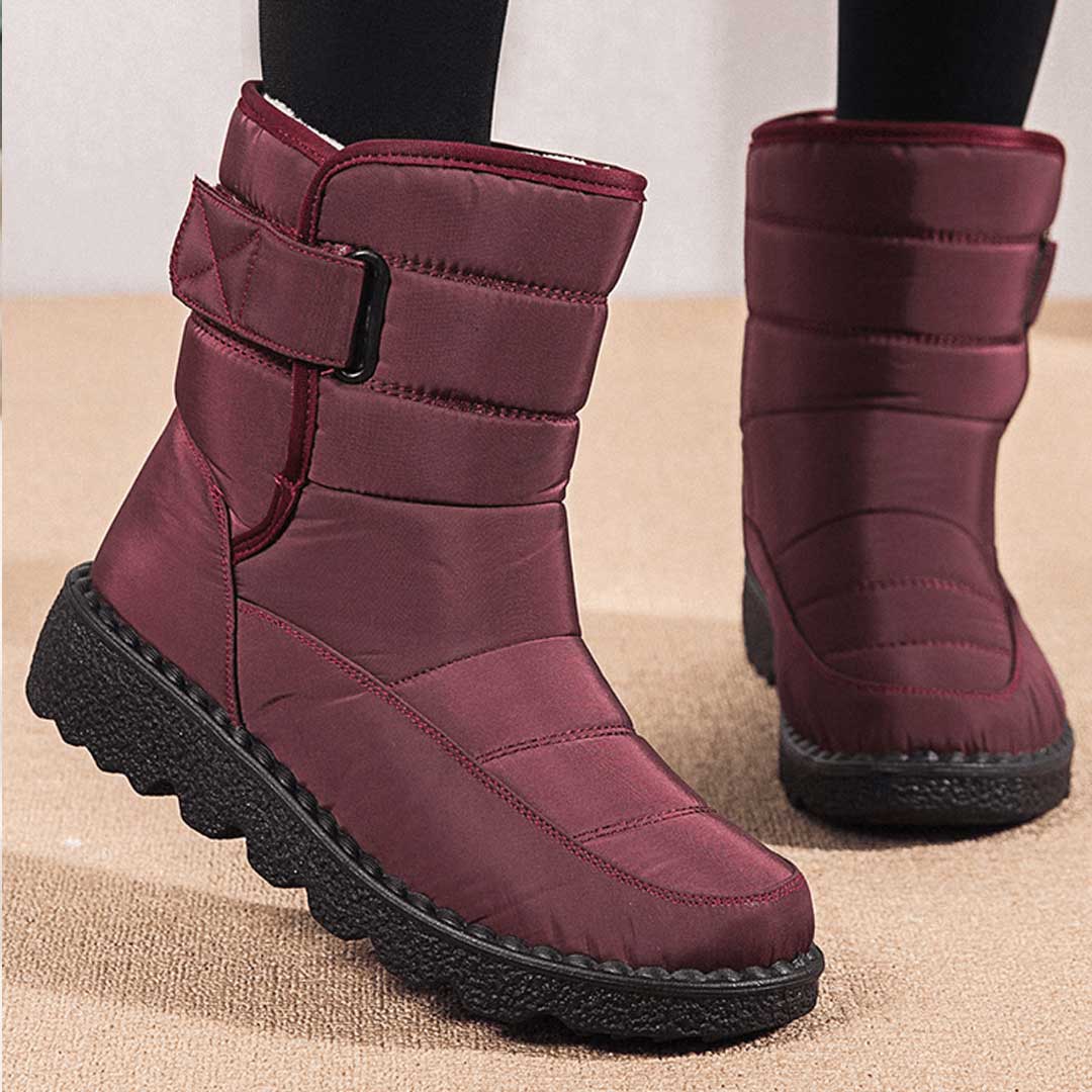 Streetwave Waterproof Womens Snow Boots With Warm Lined Comfort And Non Slip Traction For Winter Weather