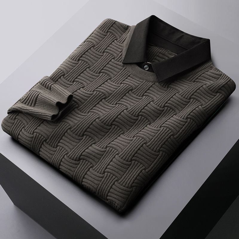 Streetwave Mens Elegant Knit Pullover Marlo Timeless Warmth For Modern Gentlemen