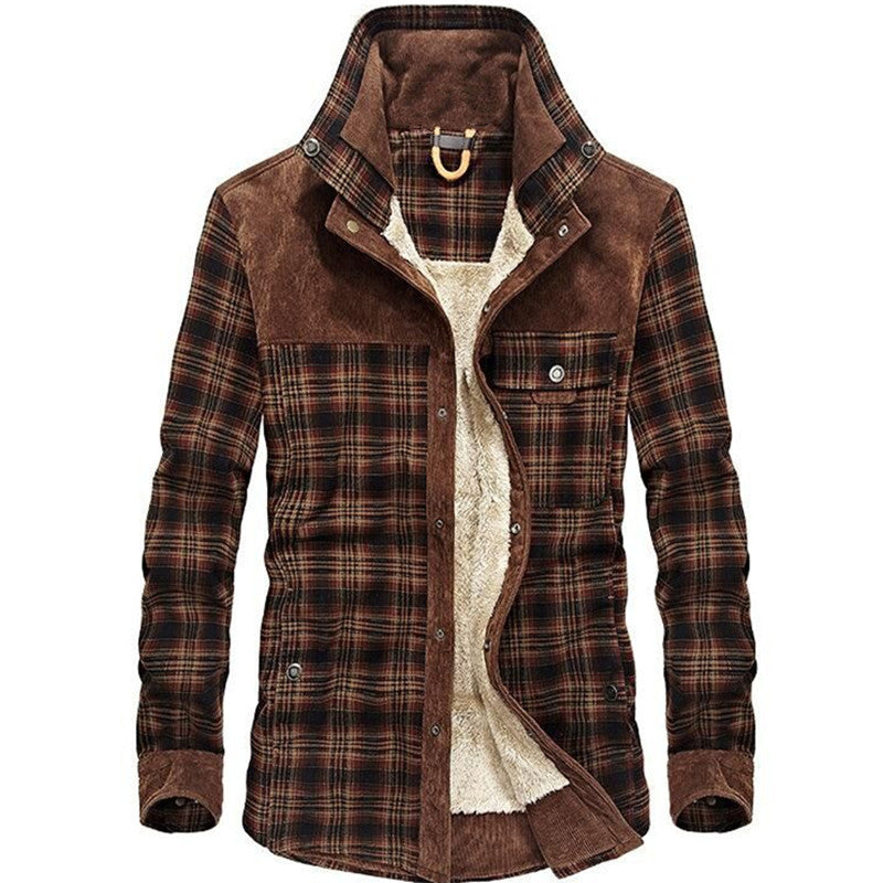Kids Patch Pocket Plaid Shirt Short Sleeve By Street Wave With Cozy Fleece Lining Durable Cotton For Boys And Girls