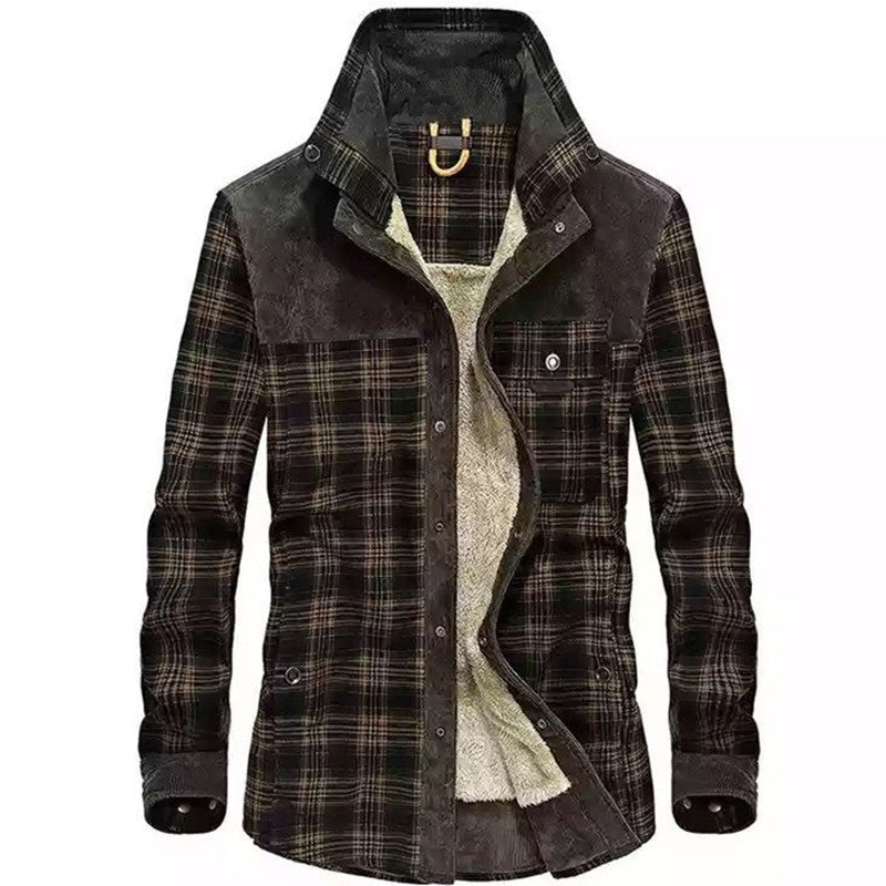 Kids Patch Pocket Plaid Shirt Short Sleeve By Street Wave With Cozy Fleece Lining Durable Cotton For Boys And Girls