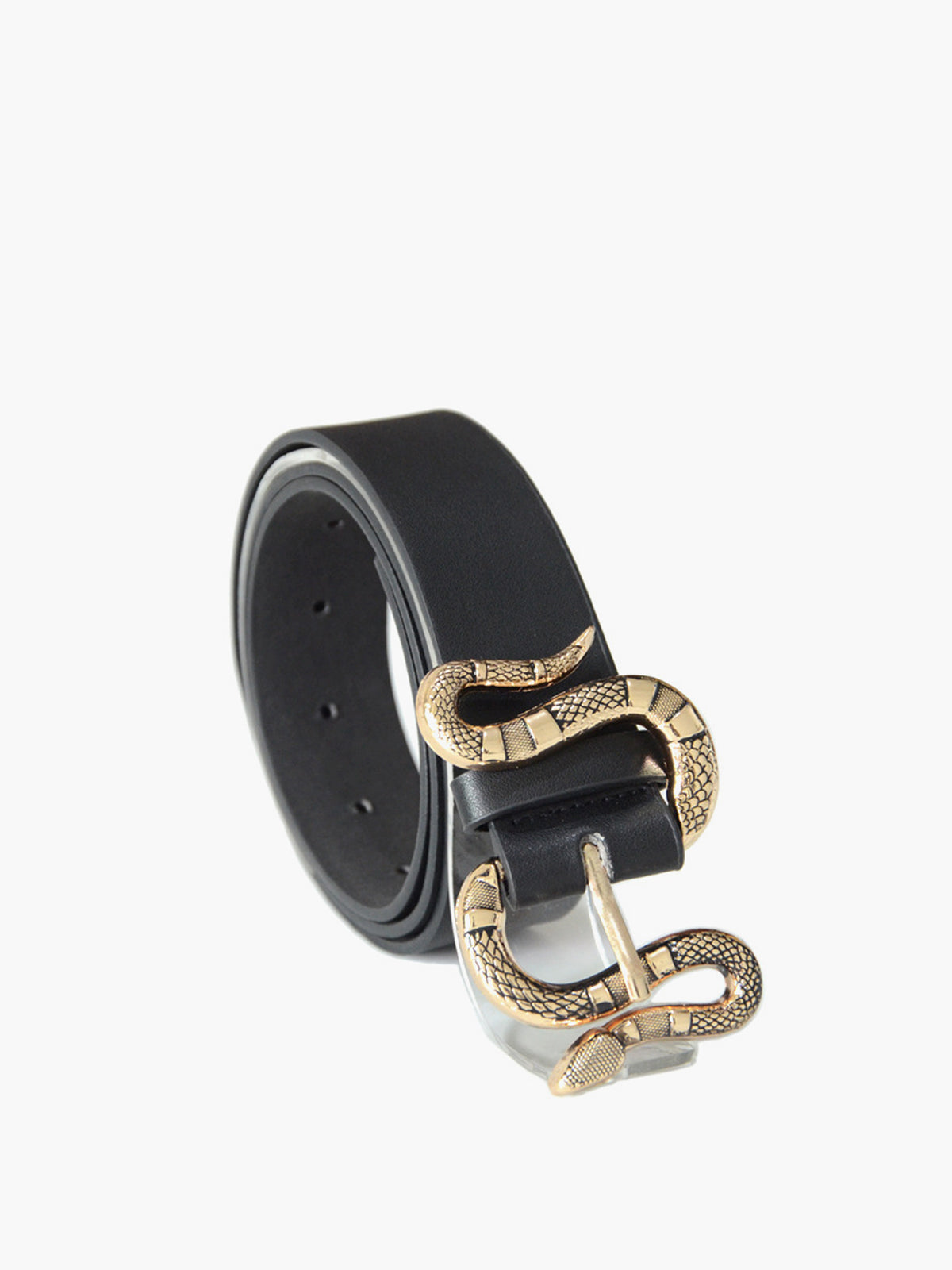 Snake Buckle Leather Belt - Street-Wave