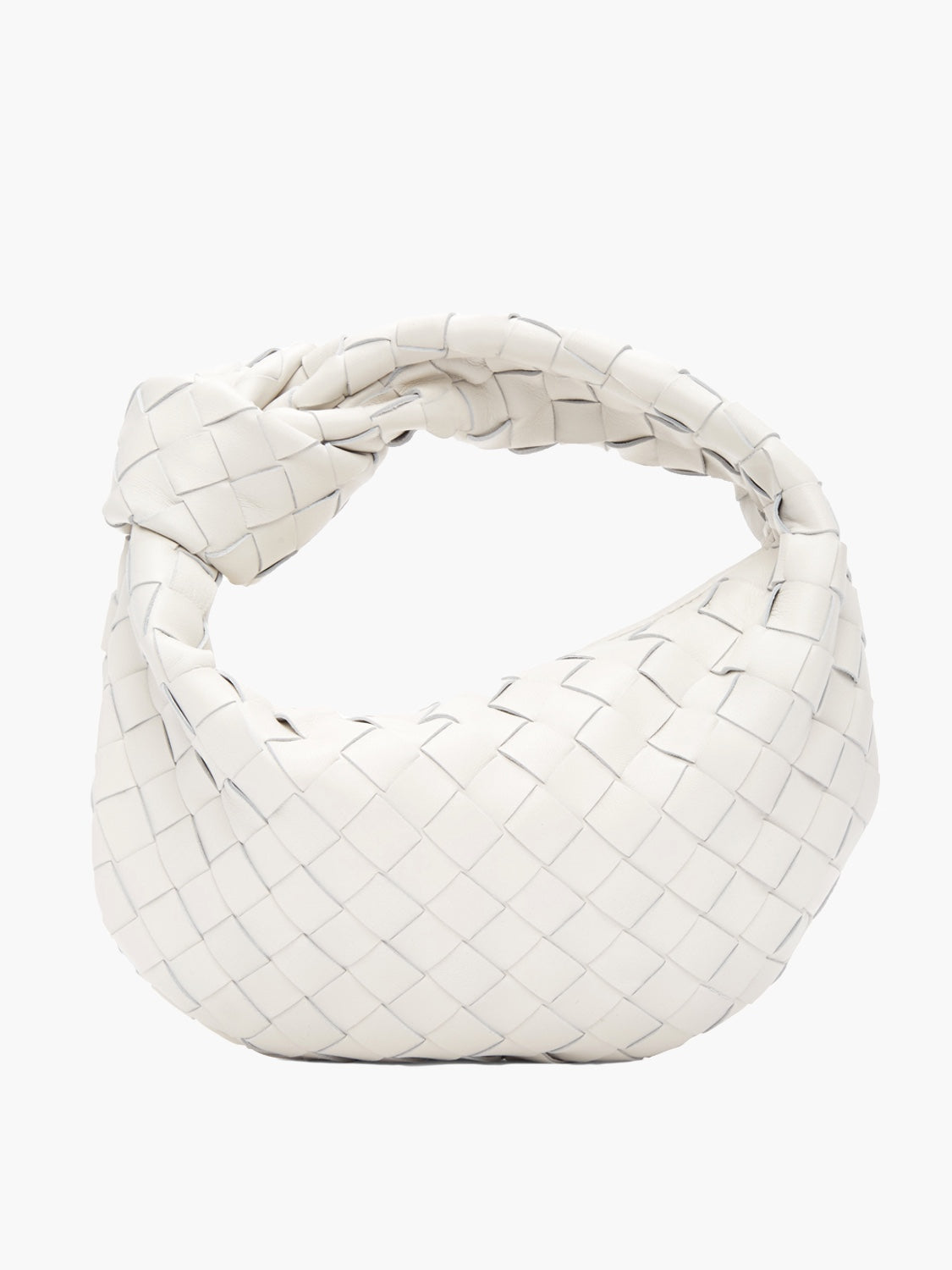 Street-wave Metallic Woven Handbag Luxurious Braided Leather Bag For Fashionable Women