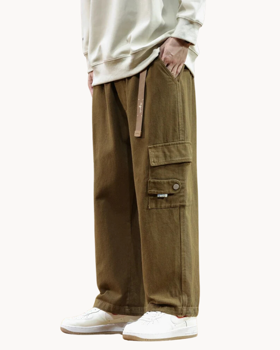 Street-wave Men's Summer Joggers Breathable Loose Fit Cargo Pants for Casual Comfort