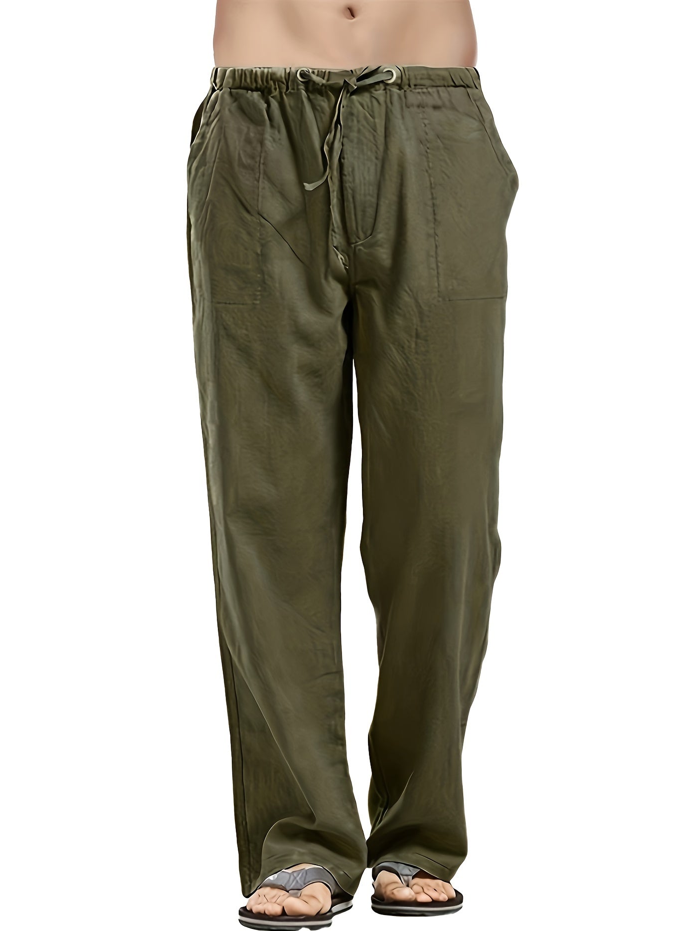 Cotton Linen Shorts For Men Doriano By Street Wave Breathable Relaxed Fit Drawstring Waist