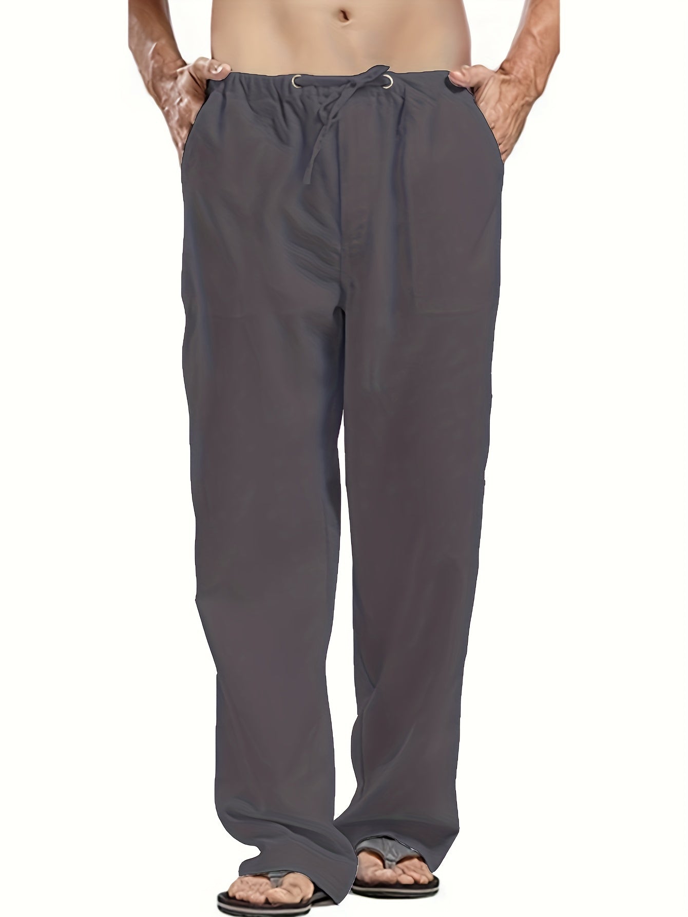 Cotton Linen Shorts For Men Doriano By Street Wave Breathable Relaxed Fit Drawstring Waist