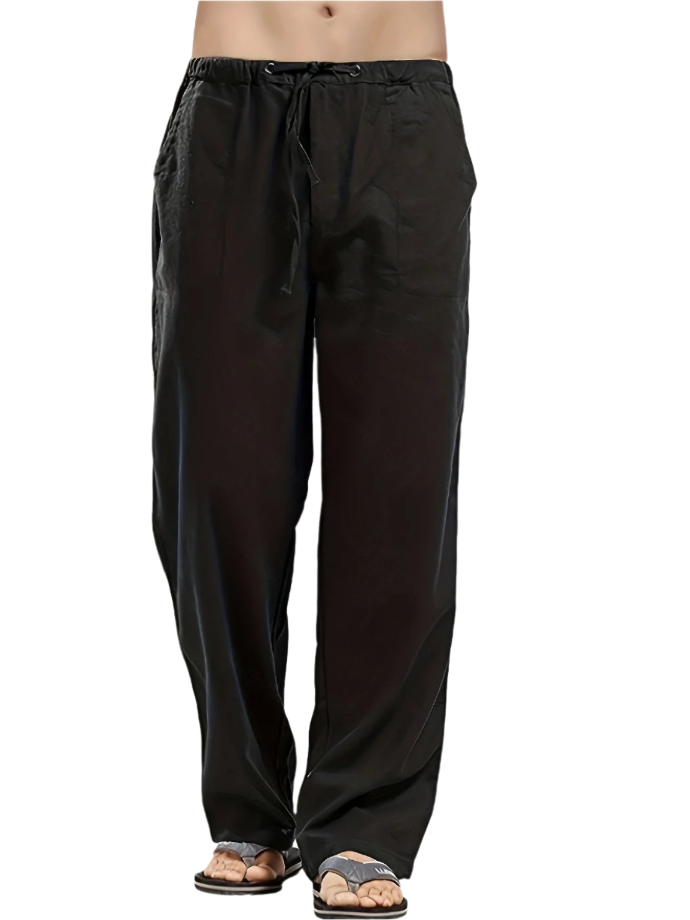 Cotton Linen Shorts For Men Doriano By Street Wave Breathable Relaxed Fit Drawstring Waist