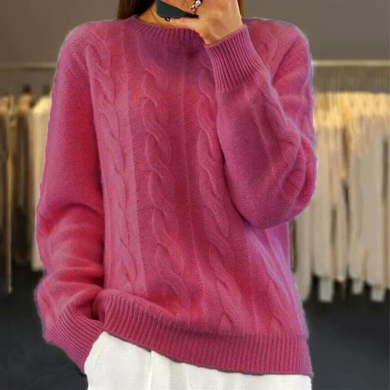 Street Wave Premium Knit Pullover for Winter Warmth and Cozy Comfort for Women Everyday Style
