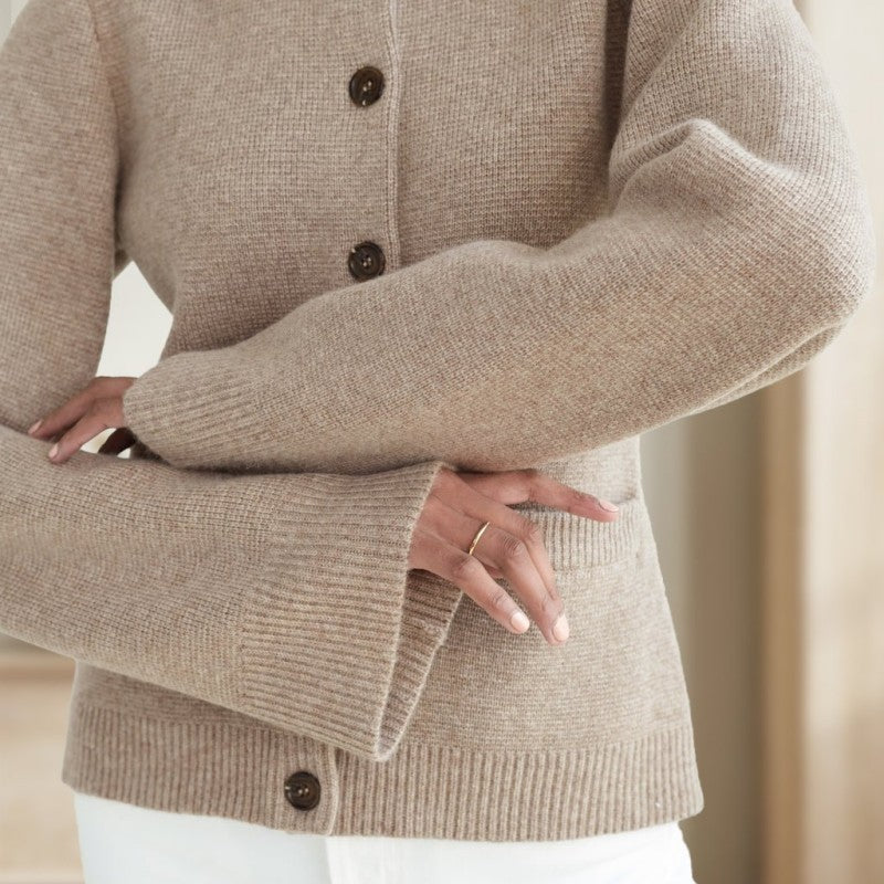 Street-wave Cardigan For Women Ultra-Soft Buttoned Knit Cardigan Timeless Cozy Comfort