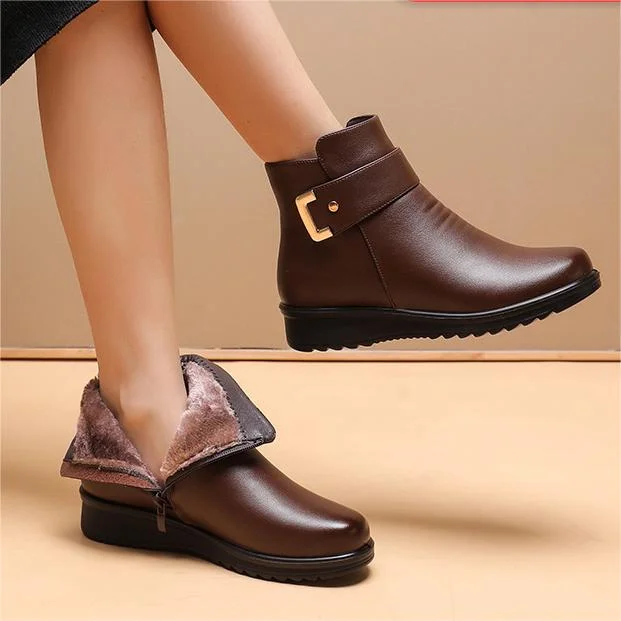 Street Wave Orthopedic Boots For Women With Cozy Fur Lining For All Day Comfort And Support