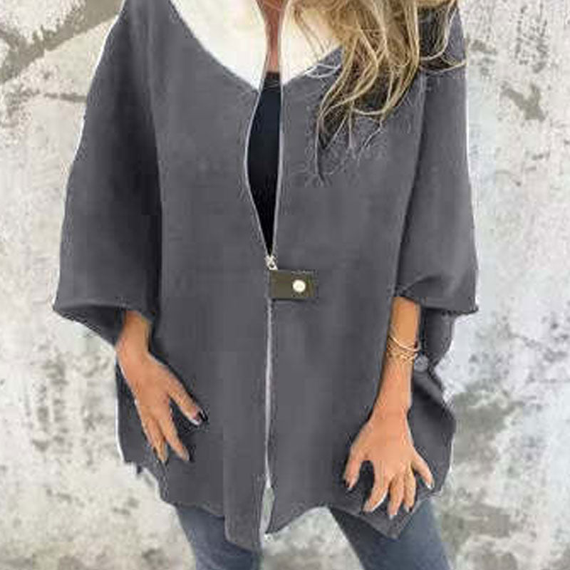 Street-wave Elegant Stand Collar Jacket For Women Chic Comfort And Versatile Style