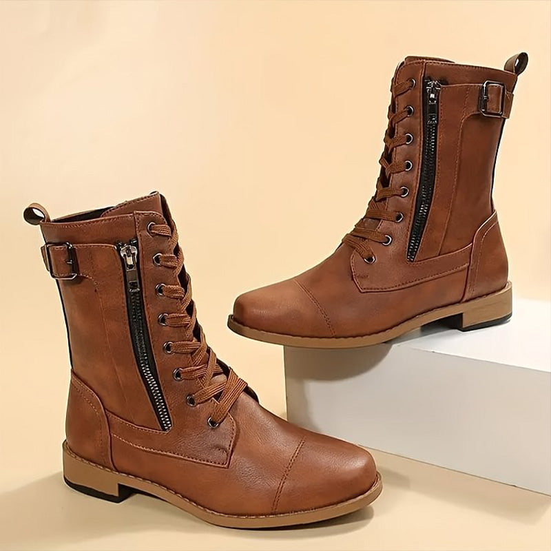 Streetwave Winter Boots With Thick Sole And Mid Shaft For Women Warm Comfort And Durable Grip