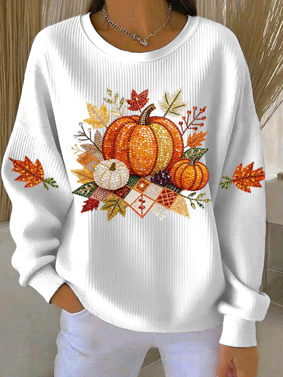 Women's Graphic Sweatshirt with Cozy Fit and Trendy Design