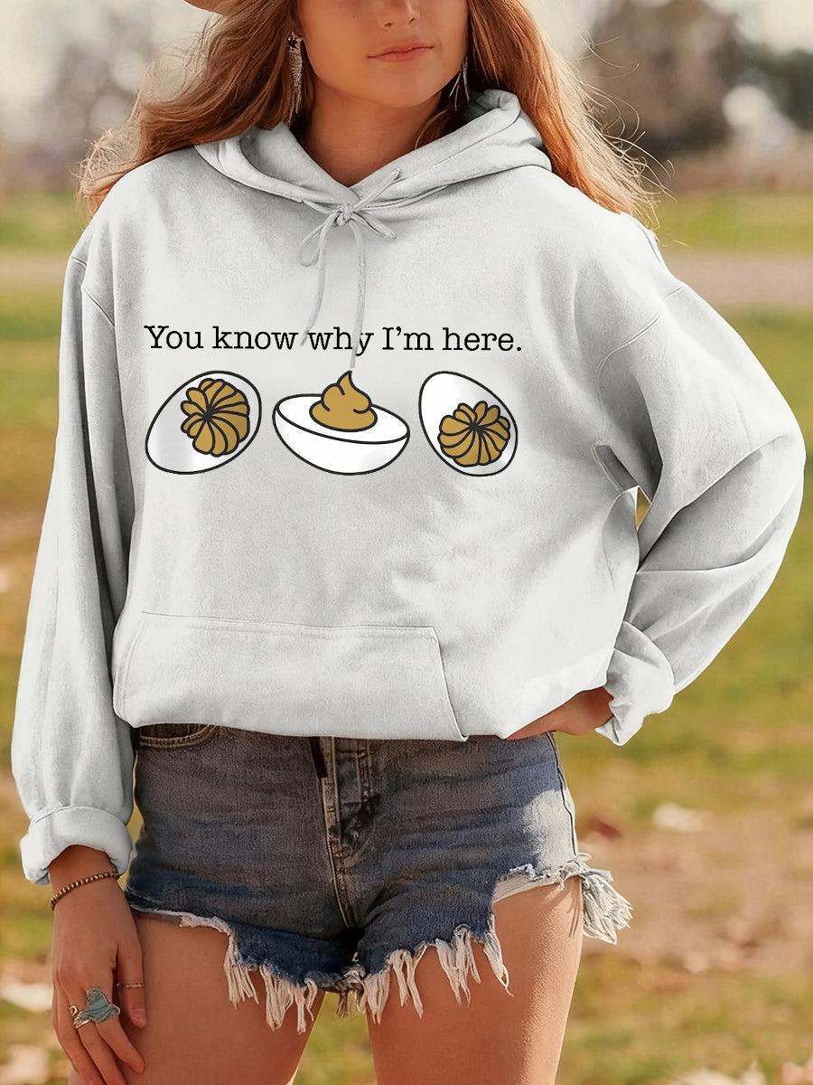 Women's Thanksgiving Day Hoodie with Fun Design and Cozy Fit
