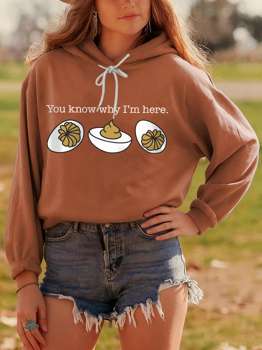 Women's Thanksgiving Day Hoodie with Fun Design and Cozy Fit