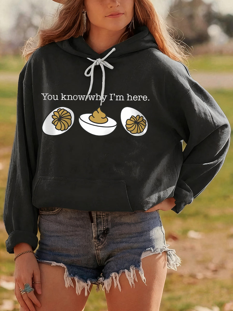 Women's Thanksgiving Day Hoodie with Fun Design and Cozy Fit