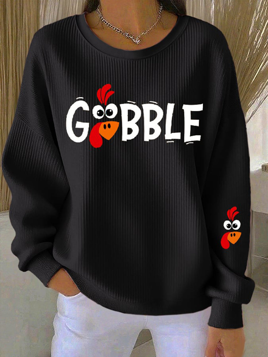 Women's Seasonal Sweatshirt with Cozy Fit and Warm Fabric