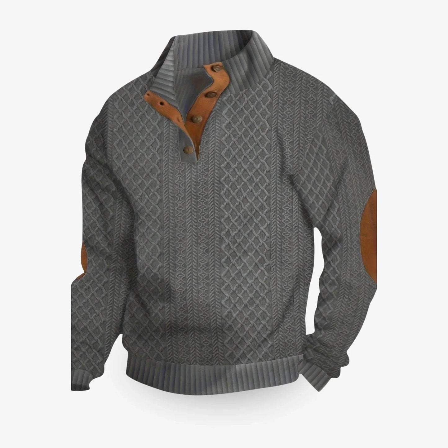 Street-wave Men's Winter Pullover Emmerick Premium Soft Knit Warmth For Office Or Casual Comfort