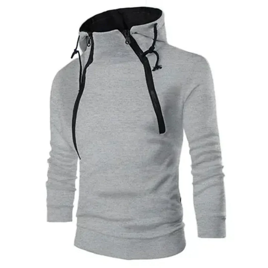 Street-Wave Men's Hoodie Breathable Soft Comfort With Kangaroo Pocket Versatile Everyday Sweatshirt