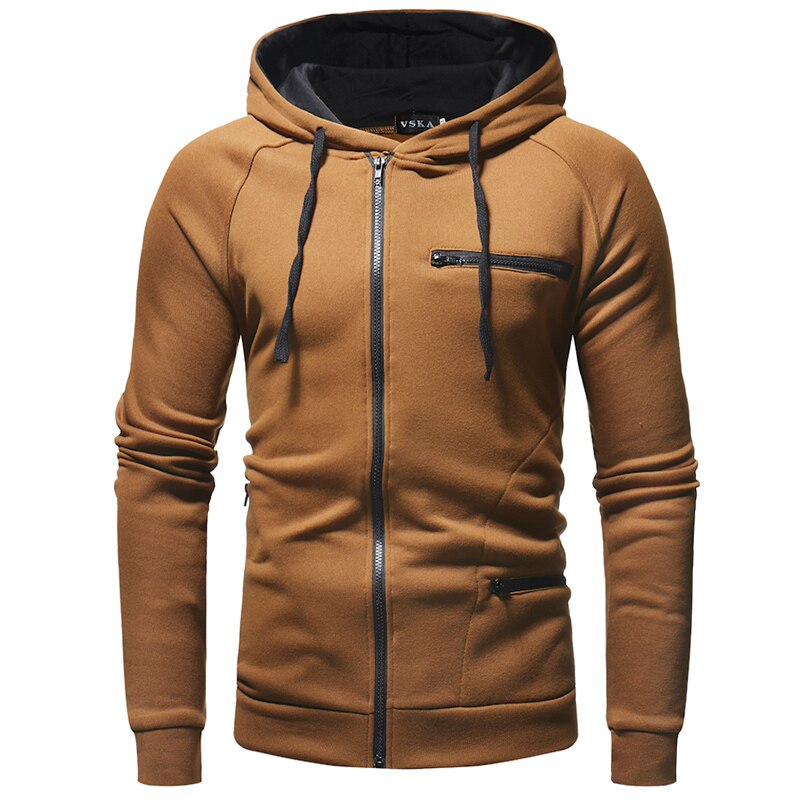 Street-Wave Maximilian Classic Mens Zip Hoodie Breathable Warmth And Movement Outdoor Ready