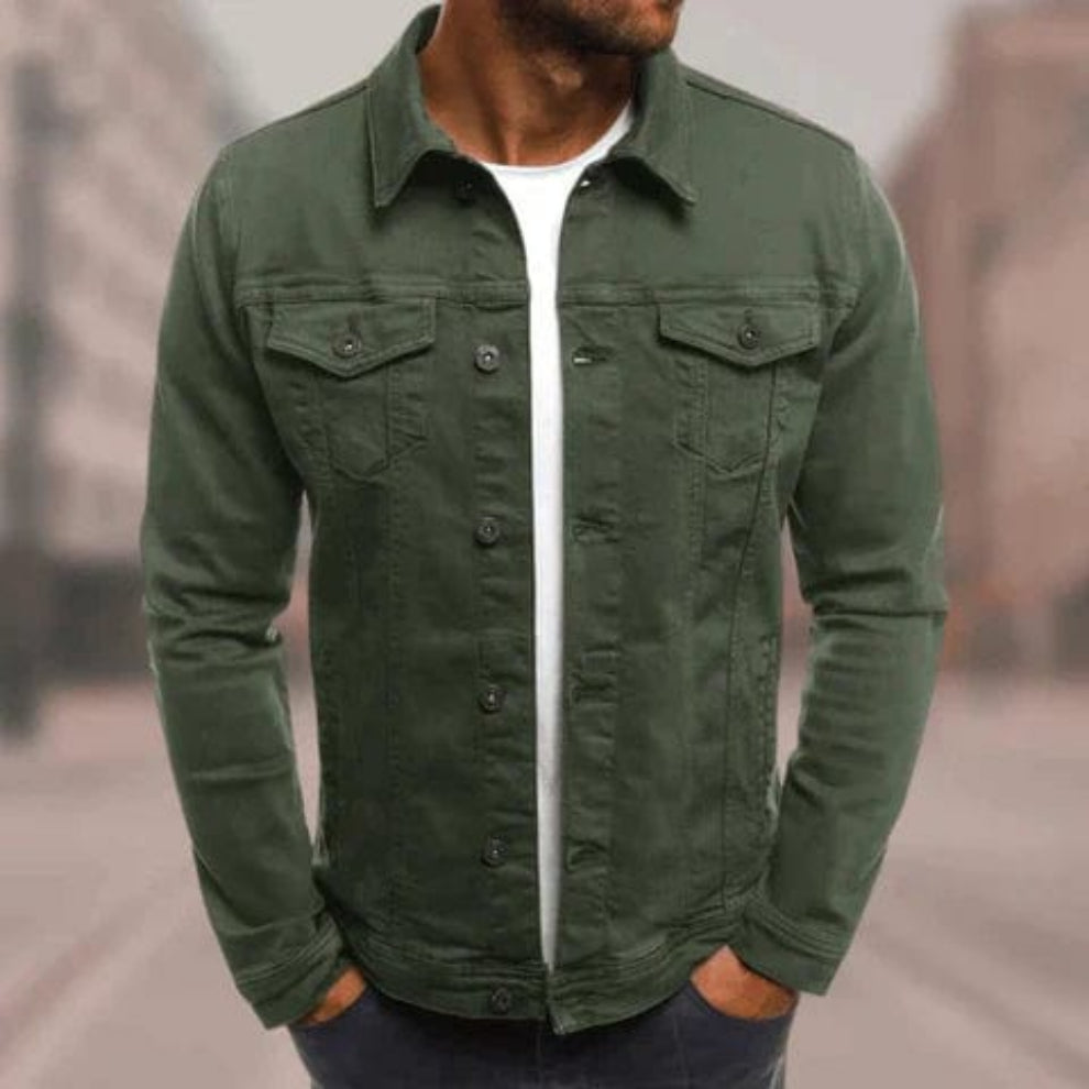 Hansel Denim Summer Shirt For Men Lightweight Breathable Modern Style Versatile Wardrobe Essential