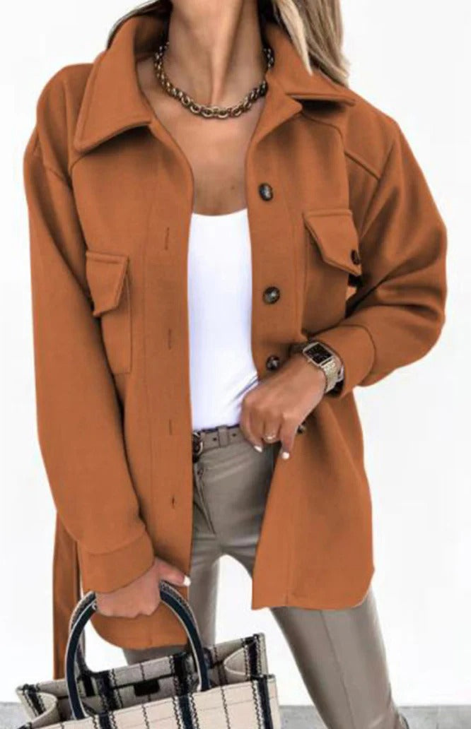 Street-Wave Mid-Season Chic Jacket Women Slim Fit With Spring Vibes Practical Pockets Urban Style