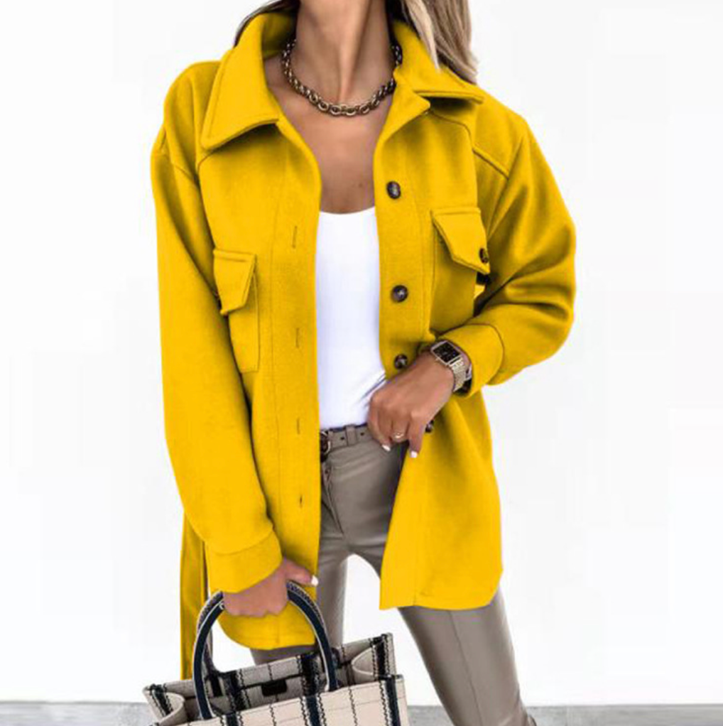 Street-Wave Mid-Season Chic Jacket Women Slim Fit With Spring Vibes Practical Pockets Urban Style