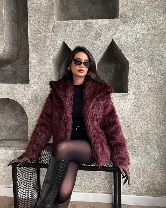 Street-wave Faux Fur Coat For Women Luxurious Warmth Trendy Jacket For Effortless Style
