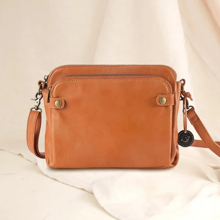 Street-Wave Three Section Leather Shoulder Bag and Clutch - Sophisticated Organization For The Modern Individual