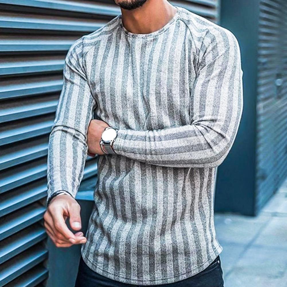 Street-wave Slim Fit Pullover For Men Timeless Style And Comfort In Premium Knit Fabrics