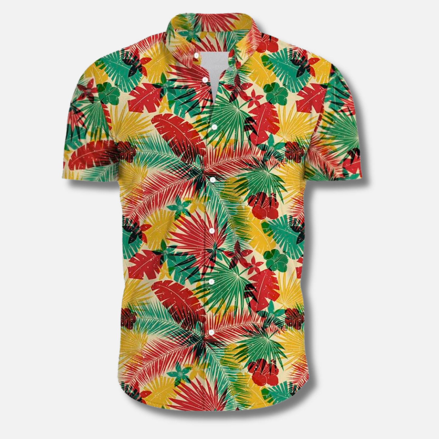 StreetWave Tropical Print Summer Blouse Rudolfo Lightweight Airy Beachwear for Women