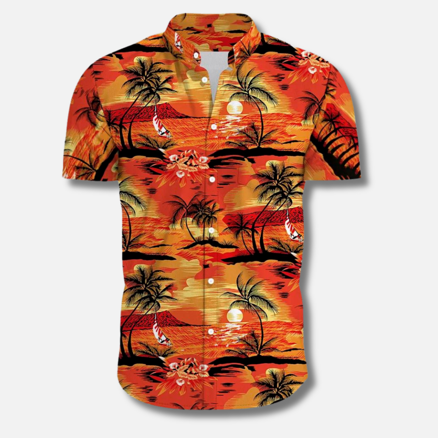 StreetWave Tropical Print Summer Blouse Rudolfo Lightweight Airy Beachwear for Women