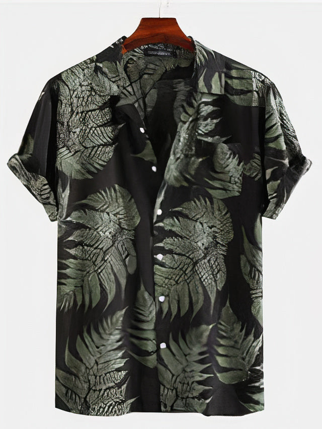 Mens Tropical Shirt Streetwave Lightweight Breathable Vacation Ready Casual Summer Look