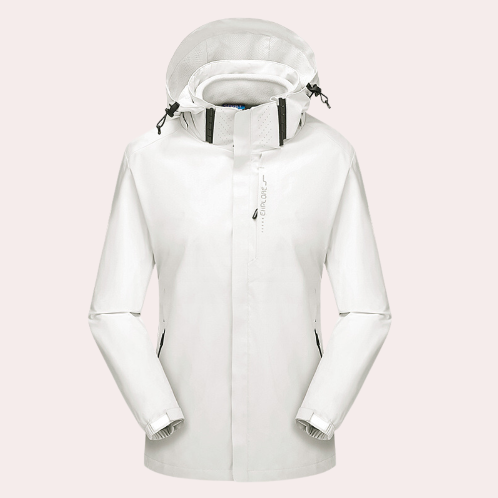 Street-wave Windproof Women's Autumn Jacket With Wind Shield And Cozy Warmth For Everyday Wear