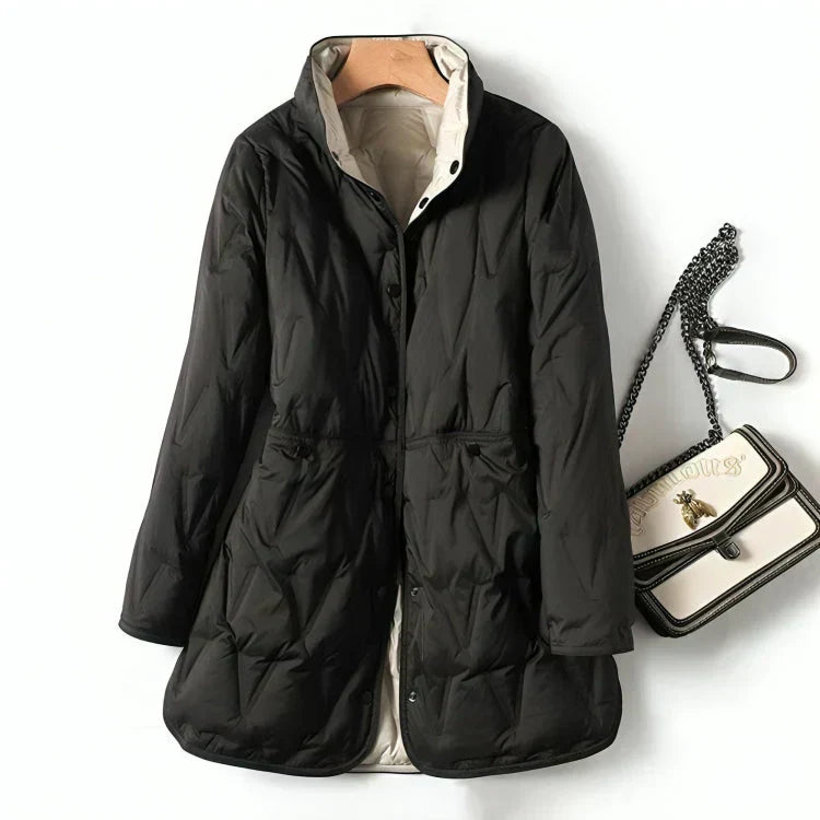 Streetwave Quilted Womens Jacket Warm Cozy Padded Outerwear For Fashion Forward Women