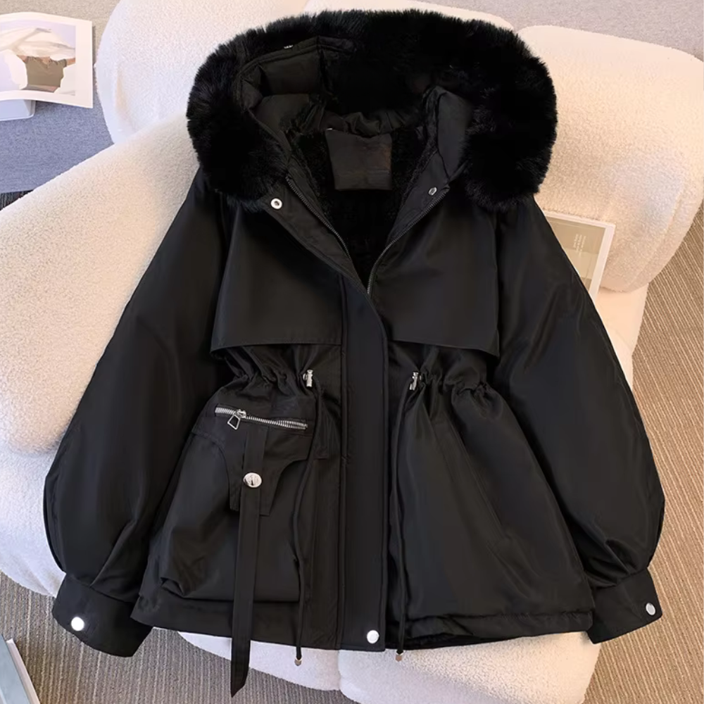 JEWEL Womens Winter Jacket From Street Wave Warm Cozy Coat With Elegant Timeless Design For Fashionable Women