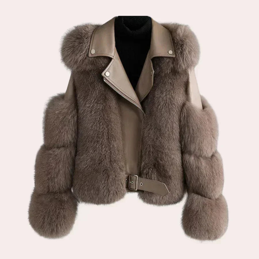 Streetwave Faux Fur Jacket For Women Luxurious Soft Plush Comfort With Elegant Flair