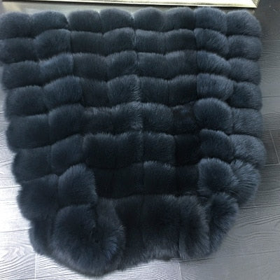 Street Wave Sleeveless Faux Fur Coat Longline O Neck Hidden Button Closure For Women Streetwear Fans